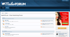 Desktop Screenshot of mailerforum.com